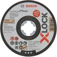 Bosch 2 608 619 261 accessoire pour meuleuse d'angle Disque de coupe Disque de coupe, Acier inoxydable, 11,5 cm, Bosch, Moyeu plat, 2,22 cm