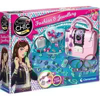 Clementoni Fashion & jewellery, Bricolage Kit de design de mode pour enfants, 7 an(s), Multicolore