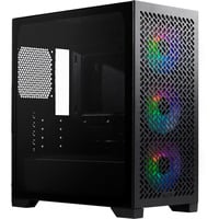 Cooler Master  boîtier mini tower Noir | 1x USB-A | 1x USB-C | RGB | Verre Trempé