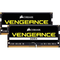 Corsair 16 Go DDR4-2400 (2x 8 Go) mémoire PC portable Noir, CMSX16GX4M2A2400C16, SO-DIMM