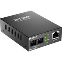 D-Link DMC-F15SC/E convertisseur de support réseau 100 Mbit/s 1310 nm Noir Noir, 100 Mbit/s, 10Base-T, 100Base-TX, 100Base-FX, 15000 m, 1310 nm, Noir