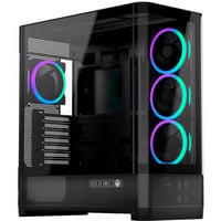 ENDORFY Aquarius 8000 Corona boîtier bench/show Noir | 2x USB-A | 1x USB-C | RGB | Verre Trempé