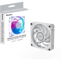 GIGABYTE AORUS EZ CHAIN FAN 120 ICE Carte-mère Ventilateur 12 cm Blanc 1 pièce(s) ventilateur de boîtier RGB  Blanc, 120 x 120 x 25 mm, Ventilateur, 12 cm, Blanc
