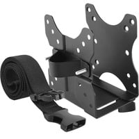 ICY BOX IB-MSA102-VM Support miniPC monté sur VESA Noir, Etagère, Noir, Bureau, 75 x 75,100 x 100 mm, 640 g, 118 mm