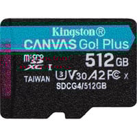 Kingston SDCG4/512GBSP, Carte mémoire Noir