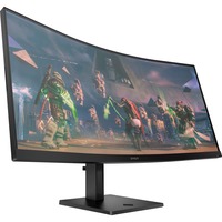 OMEN Écran gamer incurvé WQHD 165 Hz OMEN 34 pouces - OMEN 34c 34" Moniteur gaming Noir, 1x DisplayPort, 2x HDMI, 165 Hz, OMEN by HP Écran gamer incurvé WQHD 165 Hz OMEN 34 pouces - OMEN 34c, 86,4 cm (34"), 3440 x 1440 pixels, Wide Quad HD, LCD, 1 ms, Noir