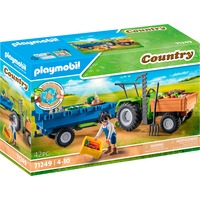 PLAYMOBIL Country - Tracteur avec remorque, Jouets de construction 71249