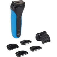 Procter & Gamble Series 3 310BT Rasoir à grille Tondeuse Noir, Bleu Noir/Bleu, Rasoir à grille, Noir, Bleu, Batterie, Batterie intégré, 30 min, 1 h