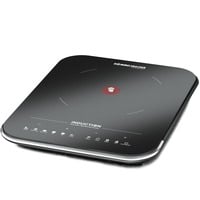 Rommelsbacher Plaque de cuisson simple CTS 2000/IN, Plaque chauffante Noir/Argent