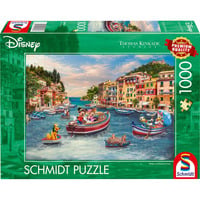 Schmidt Spiele Thomas Kinkade Studios : Disney - Mickey et Minnie en Italie, Puzzle 