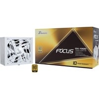 Seasonic FOCUS-GX-1000, 1000W alimentation  Blanc, 1x 12VHPWR, 3x PCIe, gestion des câbles