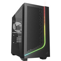 Sharkoon boîtier midi tower Noir | 3x USB-A | RGB | Verre Trempé