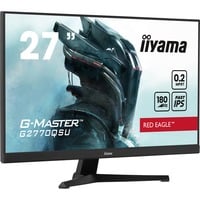 iiyama G-MASTER G2770QSU-B6 écran plat de PC 68,6 cm (27") 2560 x 1440 pixels Wide Quad HD LED Noir Moniteur gaming Noir (Mat), 68,6 cm (27"), 2560 x 1440 pixels, Wide Quad HD, LED, 0,2 ms, Noir