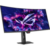 ASUS ROG Strix QD-OLED XG34WCDG 34" Moniteur UltraWide gaming incurvé Noir, 1x DisplayPort, 2x HDMI, 1x USB-C, 3x USB-A, 175 Hz, 2x HDMI, DisplayPort, 3x USB-A, USB-B, USB-C, 175 Hz