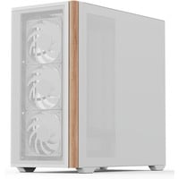 Aerocool D301A Mini Tower Blanc, Bois, boîtier pc Blanc | 1x USB-A | 1x USB-C | RGB