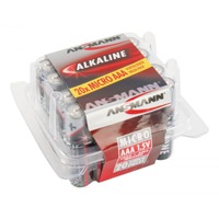 Ansmann 5015538 pile domestique Batterie à usage unique Alcaline Batterie à usage unique, Alcaline, 1,5 V, 20 pièce(s), Multicolore, 10,5 mm