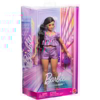  Barbie Deluxe Style en tenue métallique violette, Poupée 
