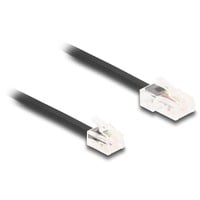 DeLOCK Câble téléphonique RJ-45 fiche > RJ-11 fiche Noir