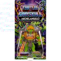 Mattel Origins Turtles Grayskull Michelangelo, Figurine Masters of the Universe Origins Turtles Grayskull Michelangelo, 6 an(s), Multicolore, Plastique