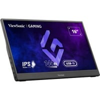 ViewSonic VX1654 téléviseur et moniteur portables Moniteur portable Noir 39,6 cm (15.6") LED 1920 x 1080 pixels 16" Noir, 39,6 cm (15.6"), LED, 1920 x 1080 pixels, Full HD, 16:9, 4,65 ms