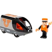 BRIO World train de voyageurs orange et noir, Jeu véhicule 