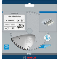 Bosch 2 608 837 755 lame de scie circulaire 14 cm 1 pièce(s) Métal, 14 cm, 2 cm, 1,1 mm, 11000 tr/min, 1,6 mm
