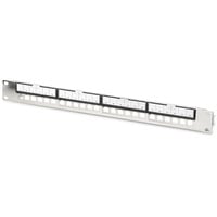 Digitus Panneau modulaire, 24 ports RJ-45, Panneau de brassage Argent