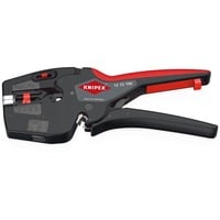 KNIPEX NexStrip Outil multifonction pour électricien, Pince à dénuder Noir/Rouge