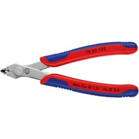 KNIPEX Super Knips électronique 78 23 125, Pinces électroniques Rouge/Bleu