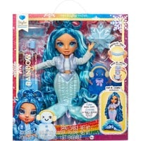 MGA Entertainment Rainbow High Winter Wonderland Doll- Skyler (Blue), Poupée Rainbow High Winter Wonderland Doll- Skyler (Blue), Poupée mannequin, Femelle, 4 an(s), Garçon/Fille, 280 mm, Multicolore