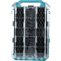 Makita Organisateur plat M, Boîte à outils Bleu/transparent