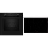 Neff BX38IB0 set d'appareils de cuisine Plaque avec zone à induction Four électrique, Ensemble four Noir/en acier inoxydable, Plaque avec zone à induction, 4 zone(s), Verre-céramique, Noir, Tactile, 80,2 cm