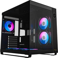 Ocypus Iota C70 ARGB boîtier midi tower Noir | 2x USB-A | 1x USB-C | RGB | Verre trempé