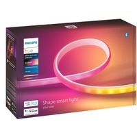 Philips Hue Gradient Lightstrip Ambiance 2 mètres, Bande LED Philips Hue White and Color ambiance Gradient Lightstrip Ambiance 2 mètres, Eclairage intelligent par bande, Bluetooth, Blanc, LED, Silicone, Ampoule(s) non remplaçable(s)