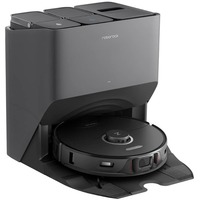 Roborock S8 Pro Ultra Noir, Robot aspirateur Noir, Sans sac, Noir, Rond, Sac à poussière, 67 dB, 0,35 L