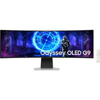 SAMSUNG G95SD écran plat de PC 124,5 cm (49") 5120 x 1440 pixels Dual QHD OLED Argent Moniteur UltraWide gaming incurvé Argent, 124,5 cm (49"), 5120 x 1440 pixels, Dual QHD, OLED, 0,03 ms, Argent