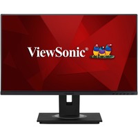 ViewSonic VG Series VG2448A-2 écran plat de PC 60,5 cm (23.8") 1920 x 1080 pixels Full HD LED Noir 24" Moniteur Noir (Mat)/argent, 1x DisplayPort, 1x HDMI, 1x VGA, 4x USB-A, 60,5 cm (23.8"), 1920 x 1080 pixels, Full HD, LED, 5 ms, Noir