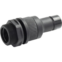 Alphacool Raccord rapide ES G1/4 IG PushIn mâle, Connecteur Noir