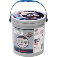 Bosch PRO Acier inoxydable et métal, Ø 125 mm, 100 pièces dans un seau, Disque de coupe 
