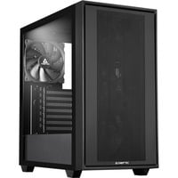 Chieftec boîtier midi tower Noir | 2x USB-A | 1x USB-C | Verre Trempé