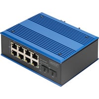 Digitus Commutateur Gigabit Ethernet PoE industriel 8+2 ports, Switch 