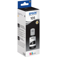 Epson 105 EcoTank Pigment Black ink bottle, Encre Original, Noir, Epson, - EcoTank ET-7750 - EcoTank ET-7700, 140 ml, Impression à jet d'encre