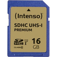 Intenso 3421470 mémoire flash 16 Go SDHC UHS-I Classe 10, Carte mémoire 16 Go, SDHC, Classe 10, UHS-I, 90 Mo/s, Class 1 (U1)
