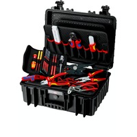 KNIPEX Malette à outils "Robust23" Électro, 25 pièces, Set d'outils Noir