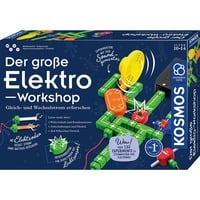 KOSMOS Elektro Coffrets de sciences pour enfant, Boîte d’expérience Kit électronique, Électricité, 10 an(s), Multicolore
