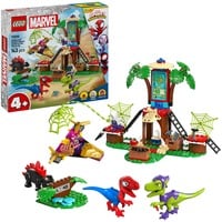 LEGO Marvel Spidey And His Amazing Friends - Spidey et Gobby se battent contre un raptor dans la maison de l'arbre, Jouets de construction 11200 - Spidey et ses incroyables amis