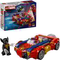 LEGO Marvel Super Heroes Spider-Man Auto vs. Venomized Wolverine, Jouets de construction 