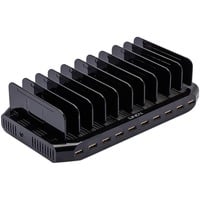 Lindy Station de Charge USB 10 Ports, 96W Noir, 10x USB-A, 96W, Autonome, Plastique, Noir, Contact, Énergie, CE, UKCA, FCC, LVD, RoHS, REACH