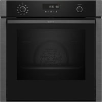 Neff N 50 B6ACH7AG3 four 71 L Noir, Gris Noir/graphite, Moyenne, Four électrique, 71 L, 71 L, 30 - 275 °C, Hydrolytique + Pyrolytique