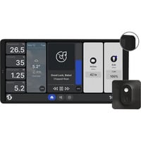 Shelly Wall Display X2 Black + Blu H&T, Panneau de contrôle Noir